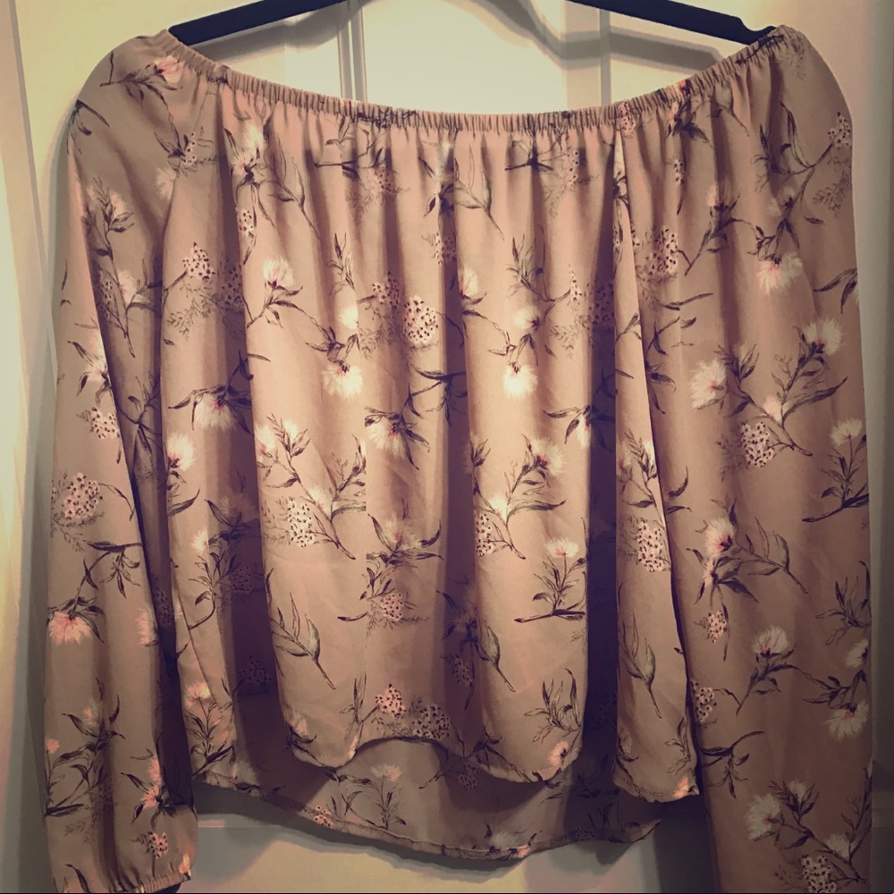 Floral off the Shoulder Blouse